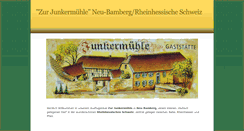 Desktop Screenshot of junkermuehle.net
