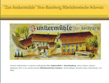 Tablet Screenshot of junkermuehle.net